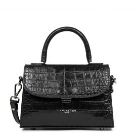 Petit sac a main cuir effet croco LANCASTER SacBagage SacBagage