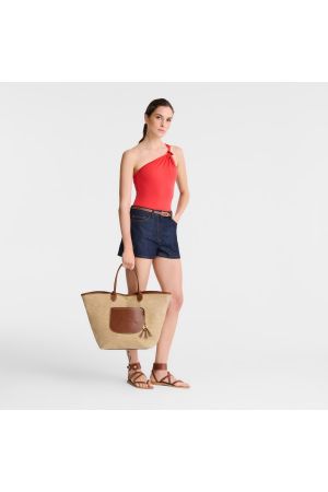 Panier L Le Pliage par Longchamp en camel