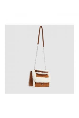 Sac rabat M Ninon Shearling - LANCEL