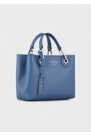 petit sac cabas Armani MyEA en synthétique bleu ciel