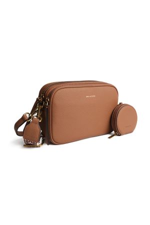 Sac trotteur Giulia par Mac Alyster en cuir camel